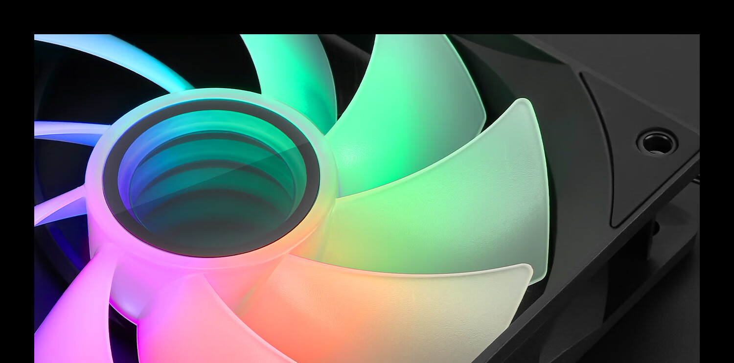 Thermalright TL-C12B V3 X3 Black ARGB 12cm Case Fan, Infinite Mirror Light Fan, RGB Fan, 4PIN PWM Speed Adjustable Fa 9