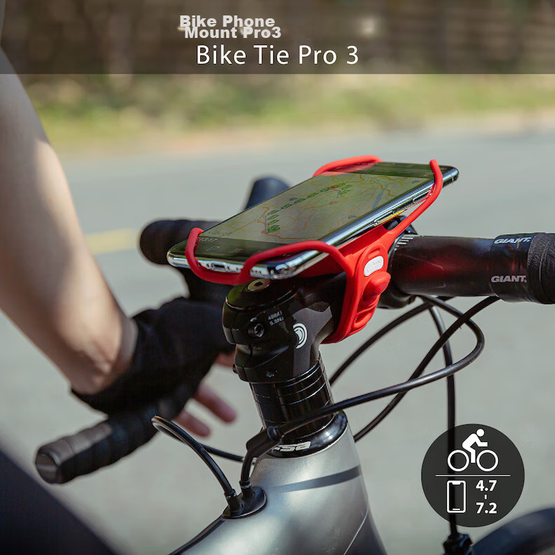 Bone Bicycle Phone Mount, Mountain And Road Bike Cycling Navigation Bracket, Shock-Absorbing, Ultra-Lightweight Handlebar Mount, Quick-Release And Fixed Installatio 2