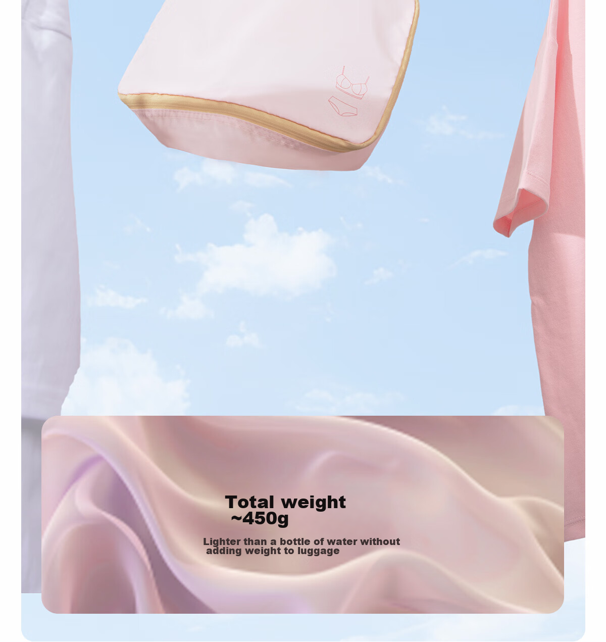 Youshiguang Travel Clothing Storage Bag, Underwear Compressor Organizer, Non-Disposable Luggage Sorting Bag 4