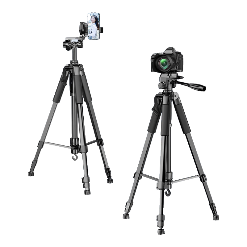 JIAHUACAI Tripod Camera Stand for DSLR And Smartphone Professional Photography Portable Mirrorless Camera Bracket with Gimbal for Live Streaming And Video Recording Professional Anti-Shake Bluetooth Remote Control Compatible with Canon Sony Cameras