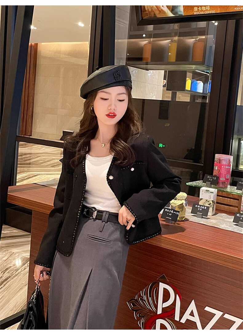 LangSha Women's Square Neck Base Layer Shirt Autumn Winter 2025 Thickened Fleece Ribbed Long Sleeve Slim Fit Antibacterial Mite-Resistant Inner Top 18