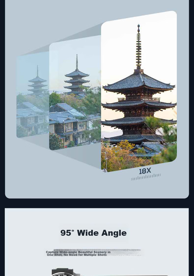 ORDRO AE20 5K Ultra HD DV Camera Dedicated Shooting Zoom Handheld Camcorder Anti-Shake Wide-Angle WiFi Connection Vlog Conference Short Video 7