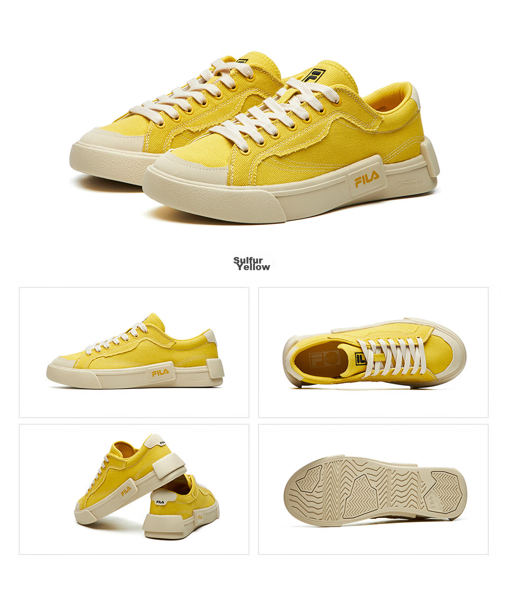 FILA FUSION POP Canvas Women's Sneakers Sports Casual Shoes 19