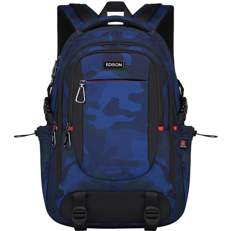 Edison High School Student Backpack with Spine Protection And Water-Resistant Design, Large Capacity Travel Backpack for Middle School Students K052-19G