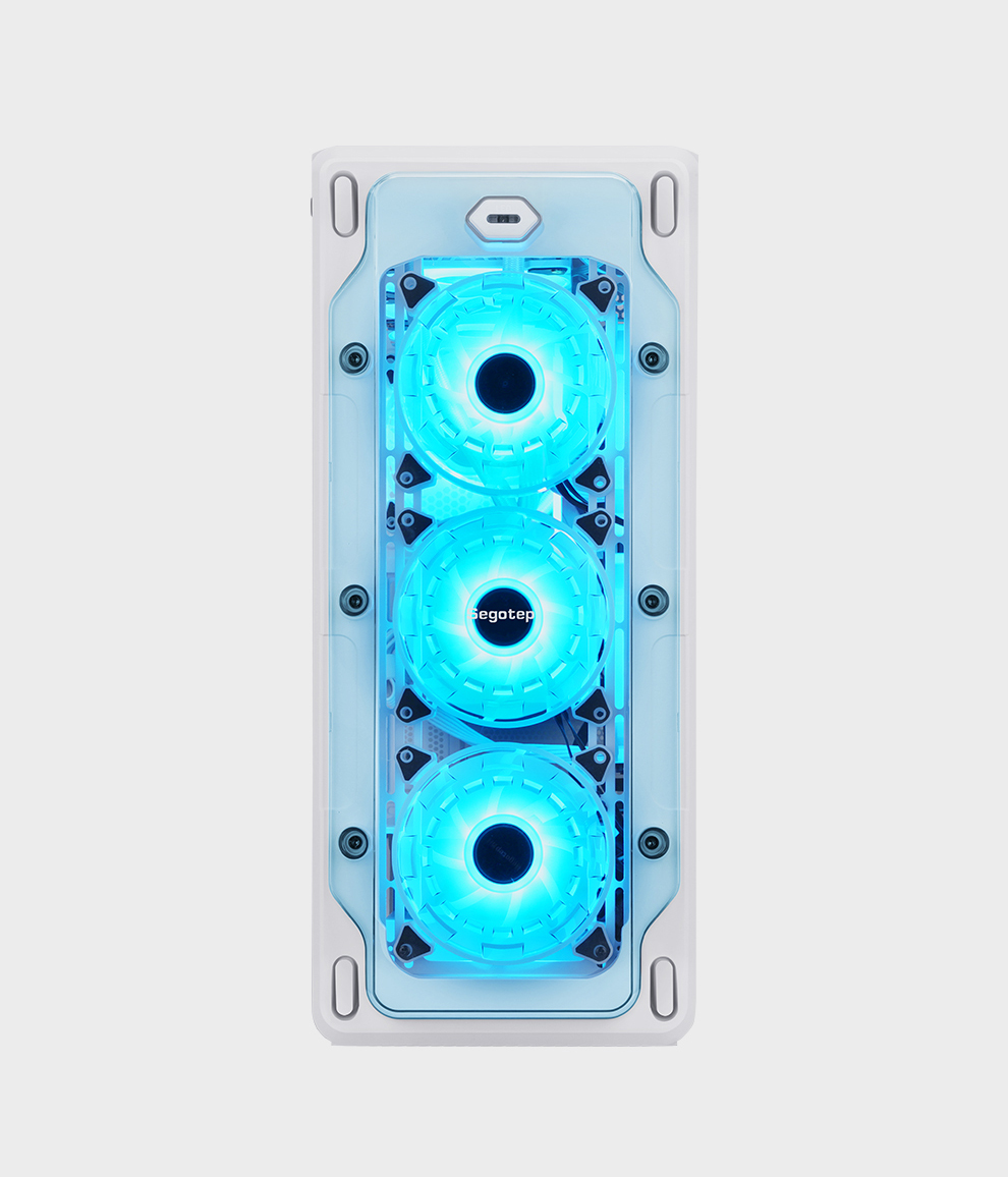 Segotep Anime Cabin 1 White Desktop Mini Case (Front Dedicated Figurine Position/MATX Motherboard Position/Synchronized Lighting Effects/360mm Water Cooling Position/Anime Desktop Computer Case) 19