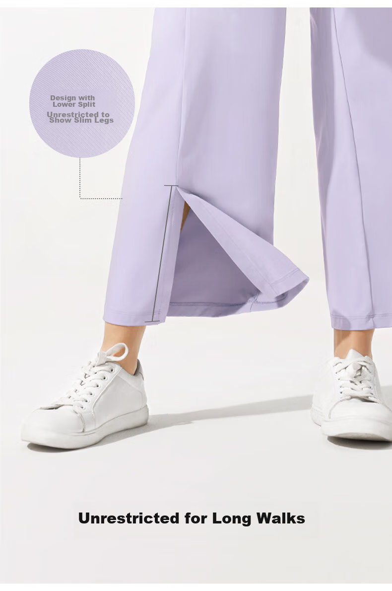 Beneunder Women's Wide-Leg Sports Pants Breathable Quick-Dry Sun-Protective Loose Fit AS010 4