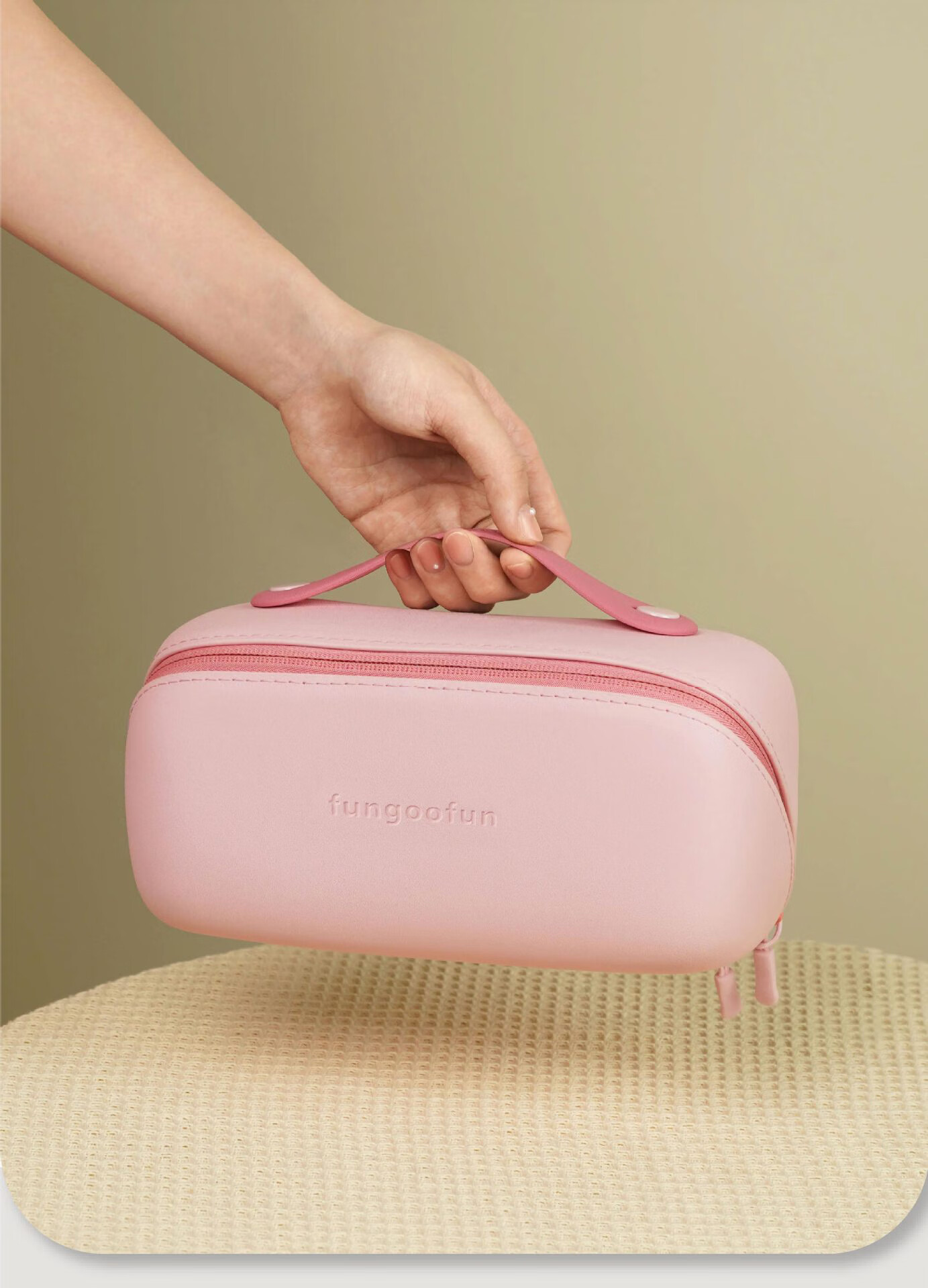 Fanyejia Shell Makeup Bag, Large Capacity Handheld Travel Portable Multifunctional Toiletry Bag, Cosmetics And Skincare Storage Pouch 6