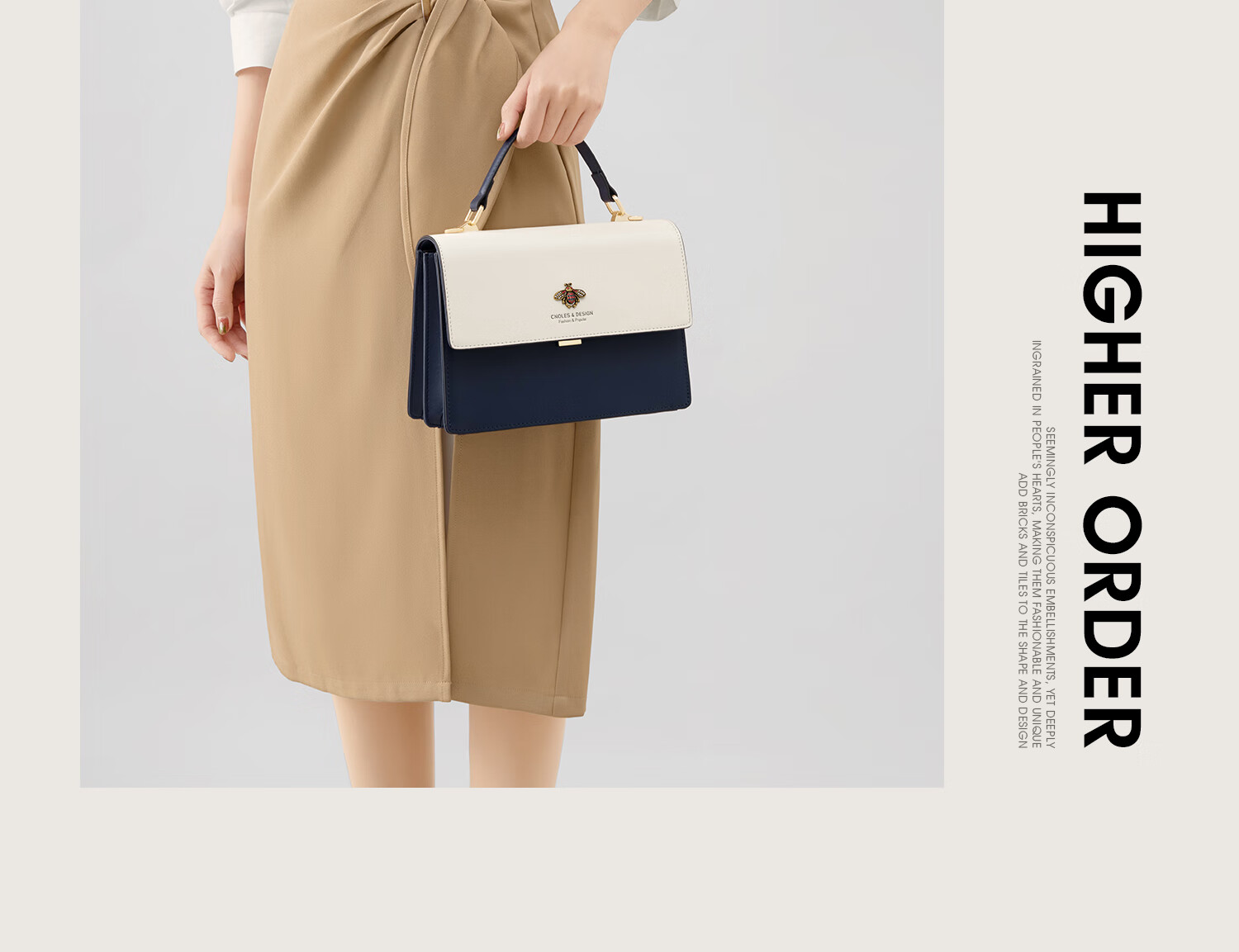 Cnoles Women's Handbag, Luxury Small Crossbody Tote Bag, High-End Practical Gift for Girlfriend on Valentine's Day 14