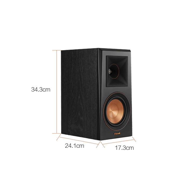 Klipsch R-50M HIFI Bookshelf Speakers, TV Sound System, High-Fidelity Passive Speakers, 2.0 Wooden Surround Speakers, Black 10