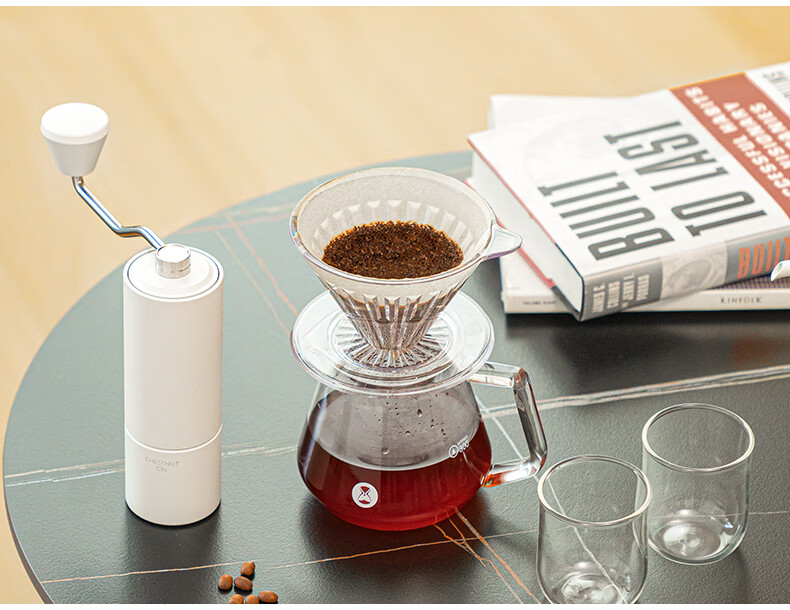 Timemore Home Living Museum, Ultra-Fast Ice Tong Coffee Filter Cup Sharing Pot, Pour-Over Coffee Pot Set, V60 Coffee Filter 7