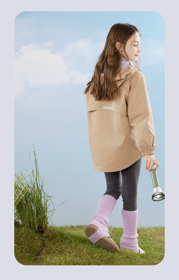 Disney Girls' Windbreaker Jacket, Autumn And Winter Children's Outdoor Windproof Coat, Detachable Three-In for Older Kids, 84050 Navy Blue, Size 130 14