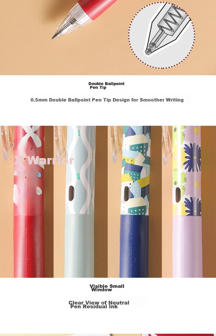 KOKUYO SOUSOU Collaboration Retractable Gel Pen, Office Signing Pen, 0.5mm Black Ink Refill, Beiguo 1 Piece, WSG-PR1X3025 7