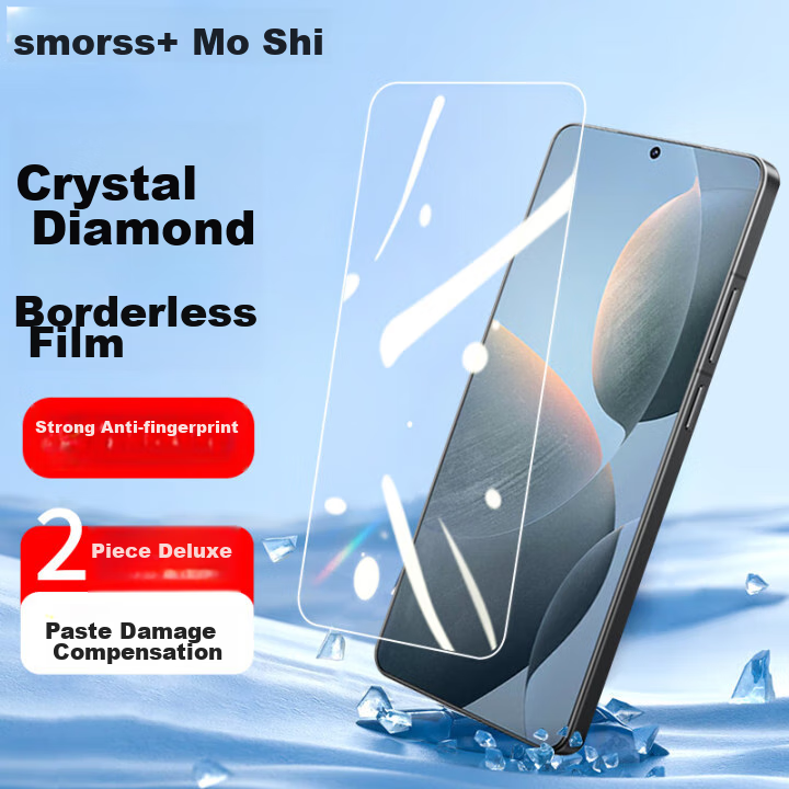 Защитное стекло Smorss для Xiaomi Redmi K70/pro/e, противоударное, HD, с защитой от отпечатков пальцев