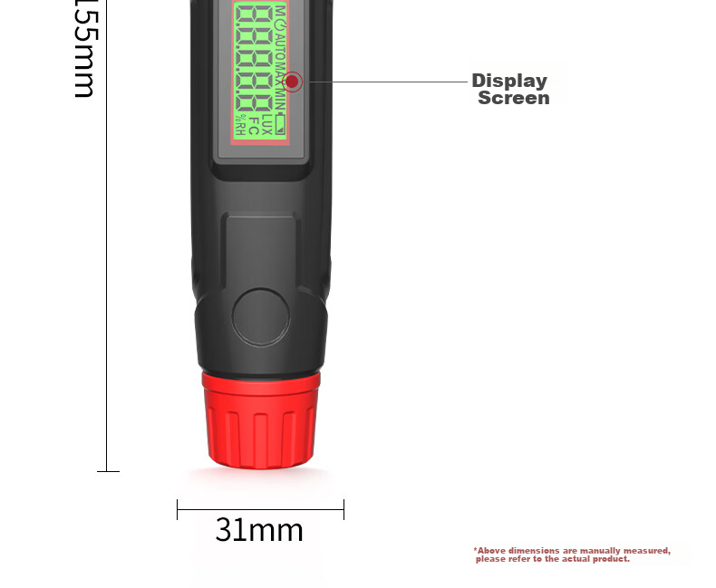 DELIXI ELECTRIC Illuminance Meter, Light Intensity Meter, High-Precision Digital Brightness Meter, Light Meter, Illuminance Meter 27