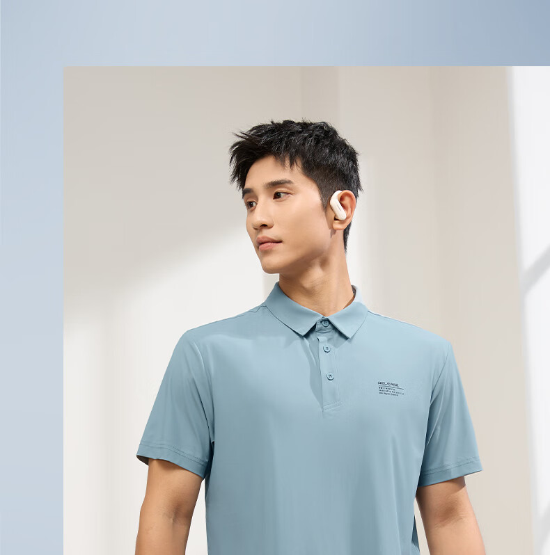 361° Men's Short Sleeve T-Shirt Spring Summer Polo Shirt Sportswear Fitness Loose Ice Silk Sun Protection 652524103D-6 35