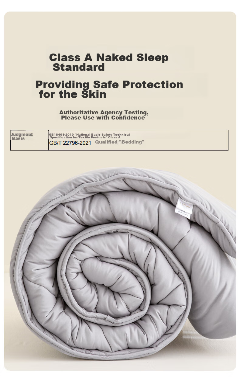 CROWN Comforter for Spring And Autumn, Air Conditioning Quilt for 1.5x2 Meter Bed, Duvet Insert, Dormitory Single Bed All-Season Fiber Cotton Quilt, 3.5 Jin Weight 12