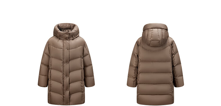 Taipingniao Women's down Jacket with Hood, Puffer Winter Warm Coat, Pink Short Style, XS 44