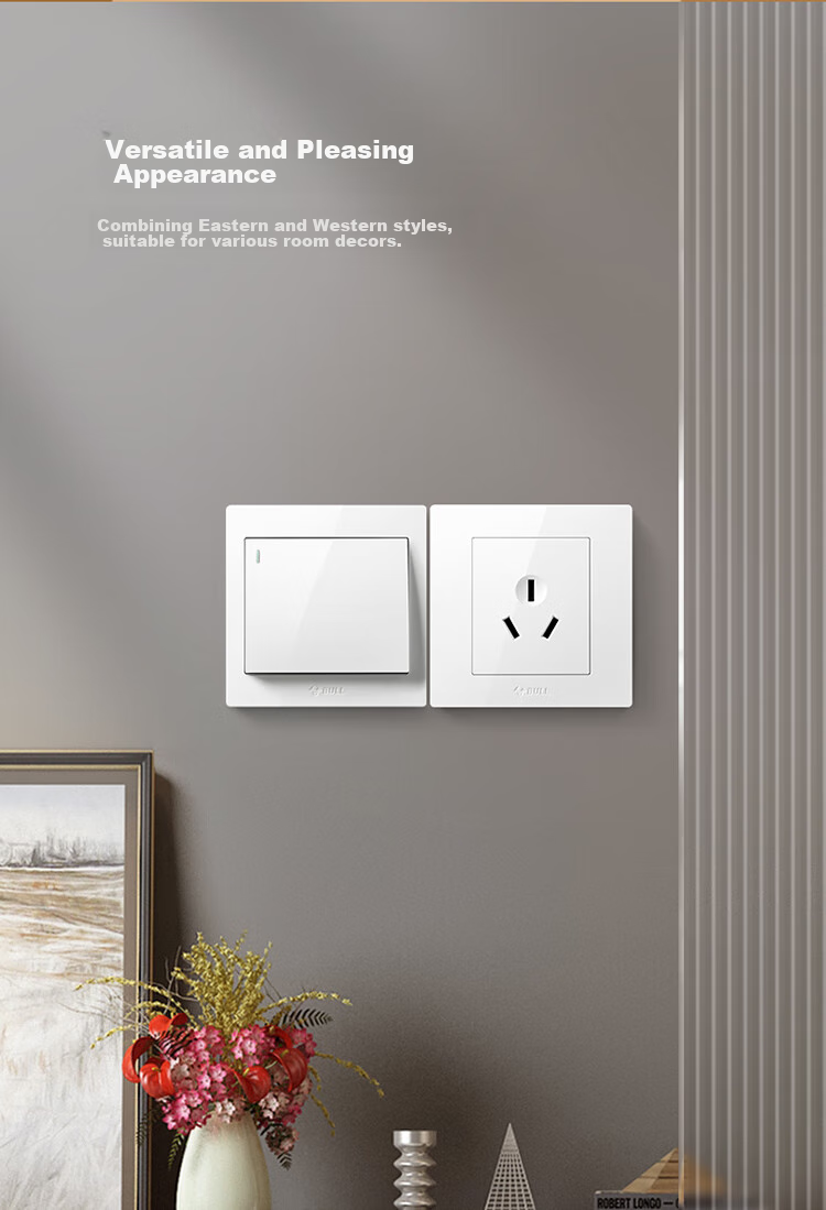 BULL Switch Socket G31 Series Three-Hole 16A Socket Air Conditioner Socket 86-Type Panel G31Z104S Starry Gray 2