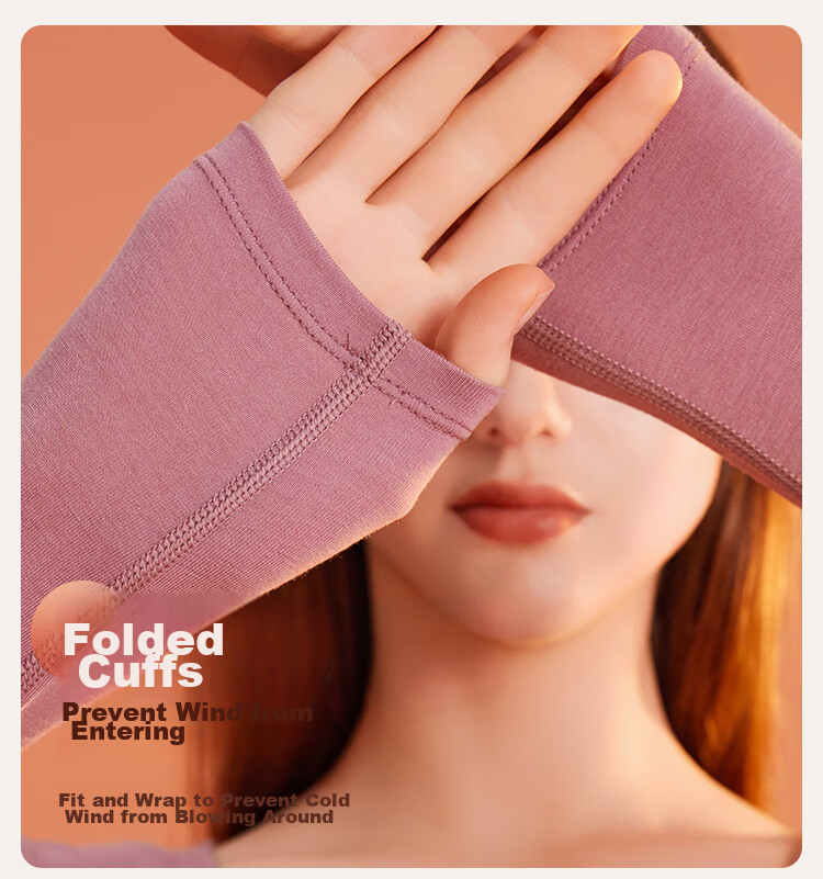 Ordifen [High-Count 50S Modal] Women's Base Layer, 10A Antibacterial Round Neck, Autumn And Winter Thermal Underwear, Warm Inner Wear, Bean Paste Color, Size L 9