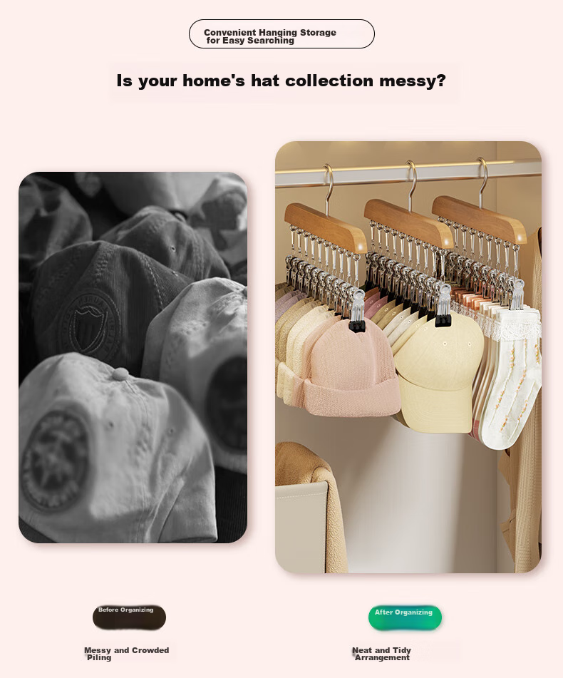 Fanyejia Multi-Functional Space-Saving Clothes Hanger with Clip for Underwear, Socks, Scarves, Pants, And Silk Items - Non-Slip And Seamless Desig 3