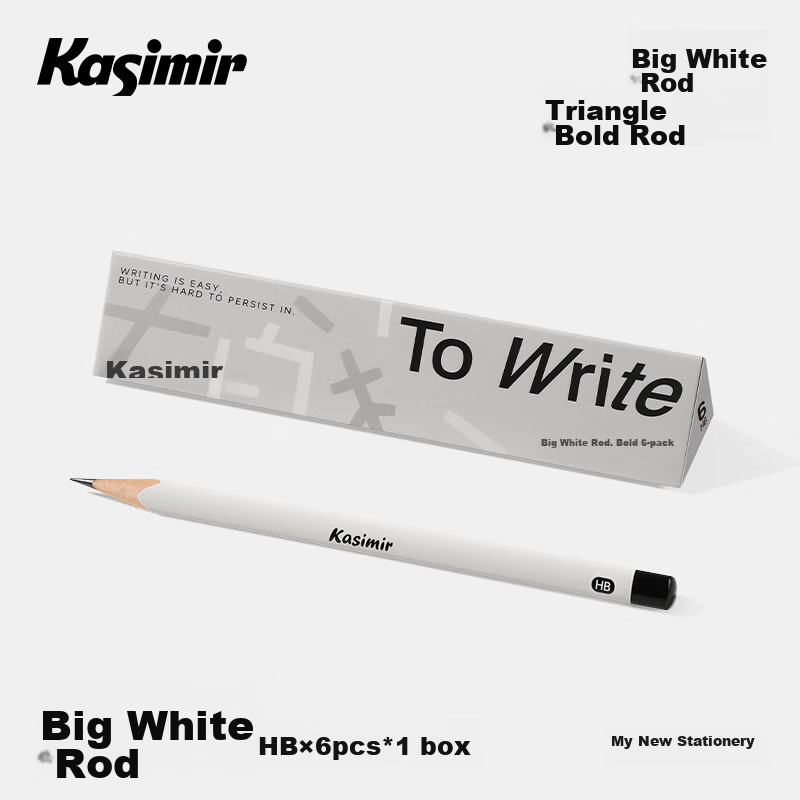 Карандаш Kasimir HB, треугольный, для детей, 6 штук
