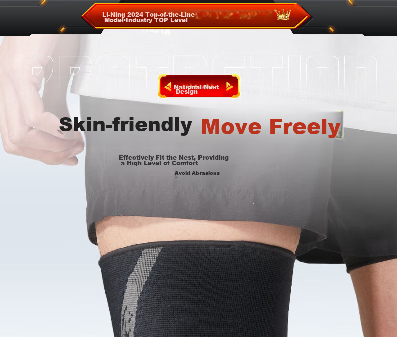 Li-Ning Knee Pads for Sports, Running, Basketball, Warmth, Meniscus, Patella, Badminton, Men And Women, Soccer, Hiking Knee Protection Gear 12