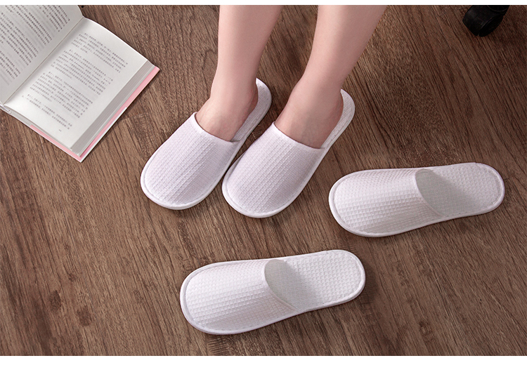 JAJALIN Disposable Slippers [10 Pairs], Guest Slippers, Hotel And Beauty Salon Non-Slip Shoes, Thickened Portable Slippers 4