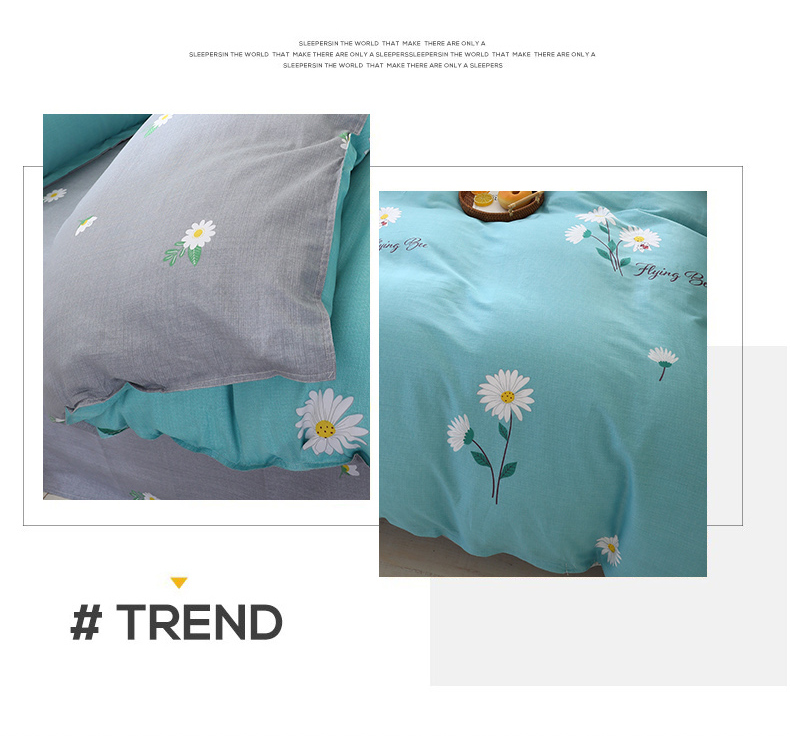 Yunjin Class A Antibacterial Pure Cotton Duvet Cover, Single Piece, 100% Cotton, Printed, Single Bed, Dormitory Use, 150x200cm, Xiao Zhi Ju 14