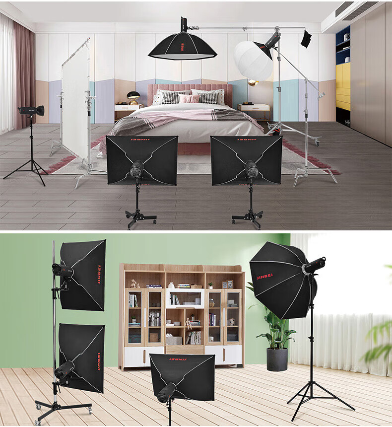 JINBEI KE100/150cm Quick-Setup Octagonal Softbox Photography Video Lighting Diffuser Portable Easy-Install Studio Equipment KE-100 Octagonal [Single Grid] 15