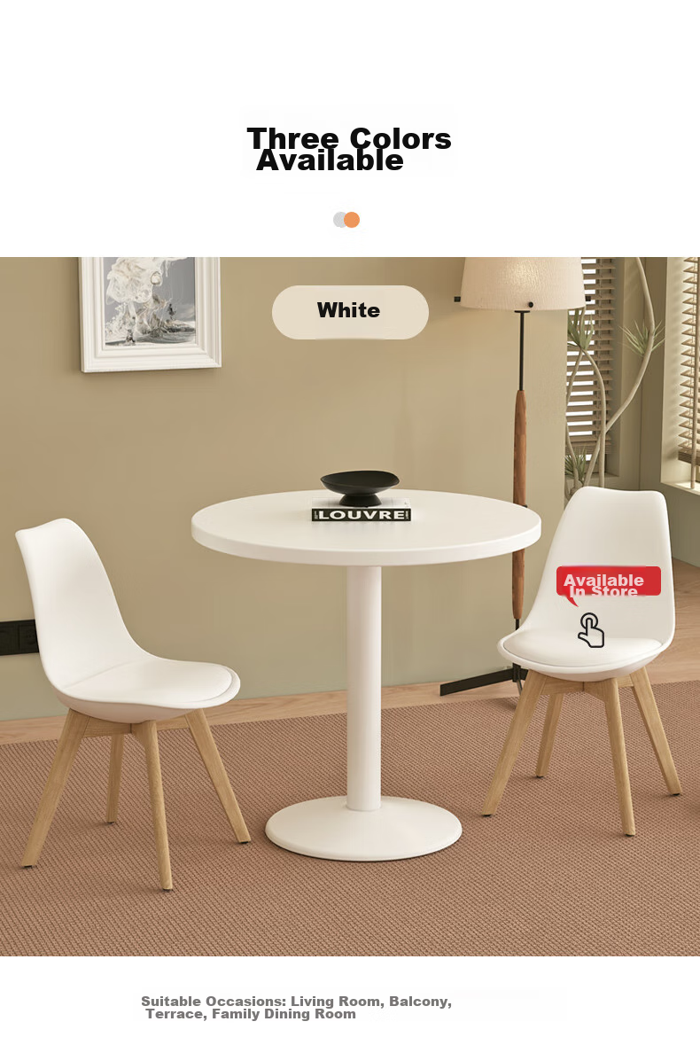 Fanshe Dining Table Small Round Table Small Square Table Negotiation Table Balcony Bar Counter Milk Tea Coffee Business Hall Apartment Leisure Table And Chairs 10