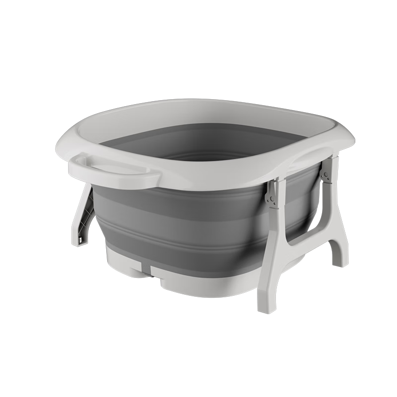 Little Seal Japanese Foldable Foot Soaking Bucket, 14L, Home Use, Convenient, Thickened And Deepened, Foot Washing Basin, Health-Preserving Massage Foot Bath Tub, Water Bucket