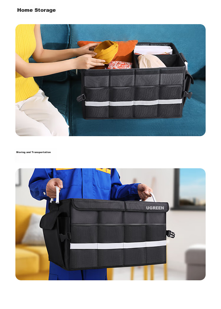 Outekaile Car Trunk Storage Box, Vehicle Organizer Container, Foldable Storage Box for Car Use, Automotive Accessories 17