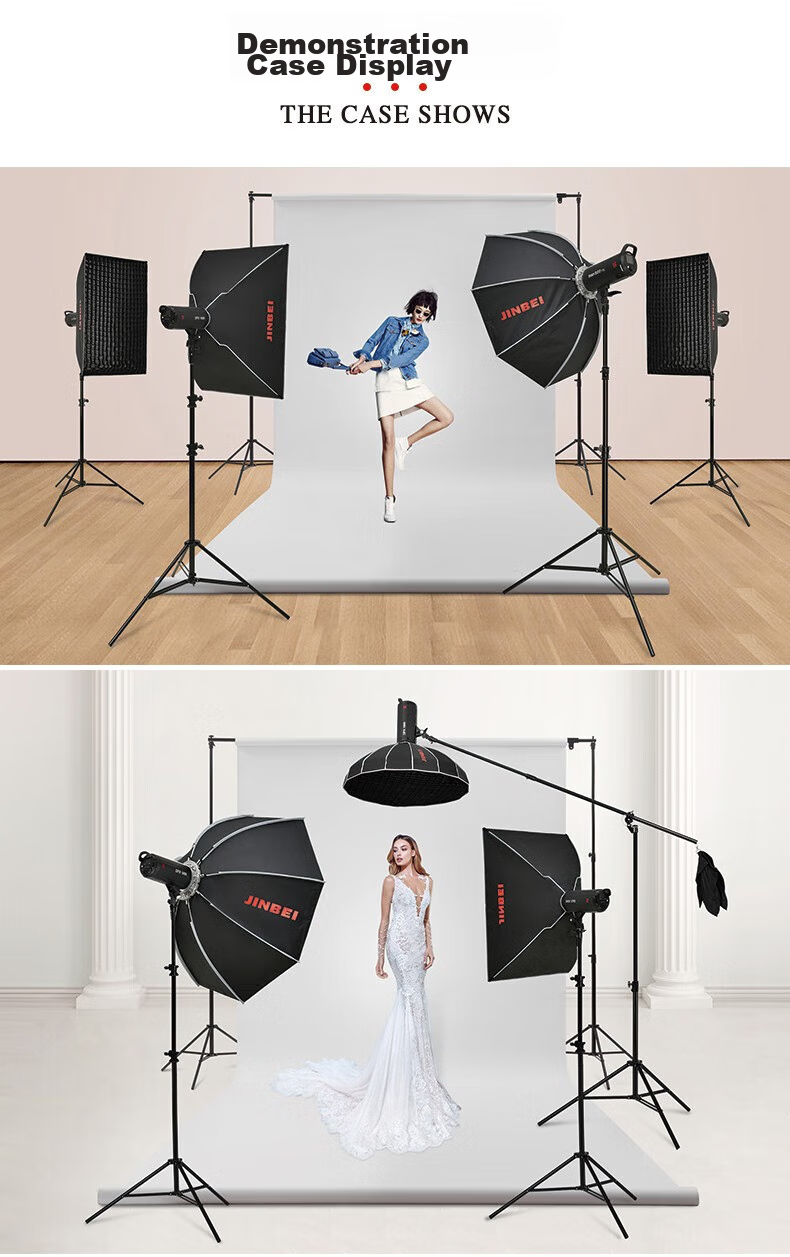 JINBEI JINBEI KE100 Quick-Install Octagonal Softbox, Portable Easy-To Studio Equipment, Light Modding Accessory, KE-100 Quick-Install Octagonal [Single Softbox] 10