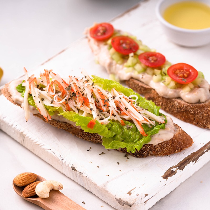 吾双面包法式全麦面包520g四根袋装 冷冻面包 早餐健身 烤即食
