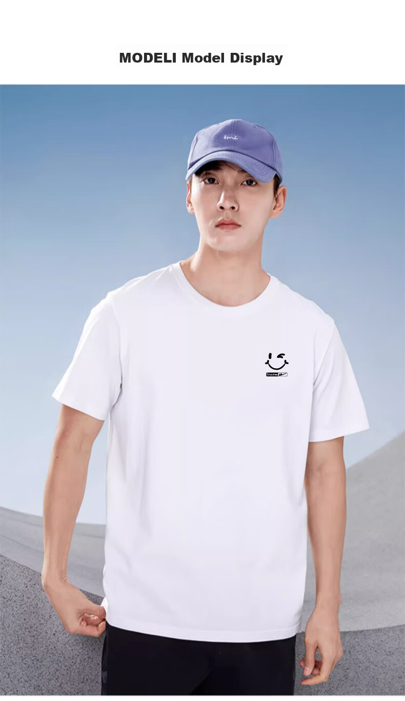 Warrior Short-Sleeve T-Shirt for Men, Summer Pure Cotton Breathable Sports Tee, Versatile Men's Top for Summer Wear 12