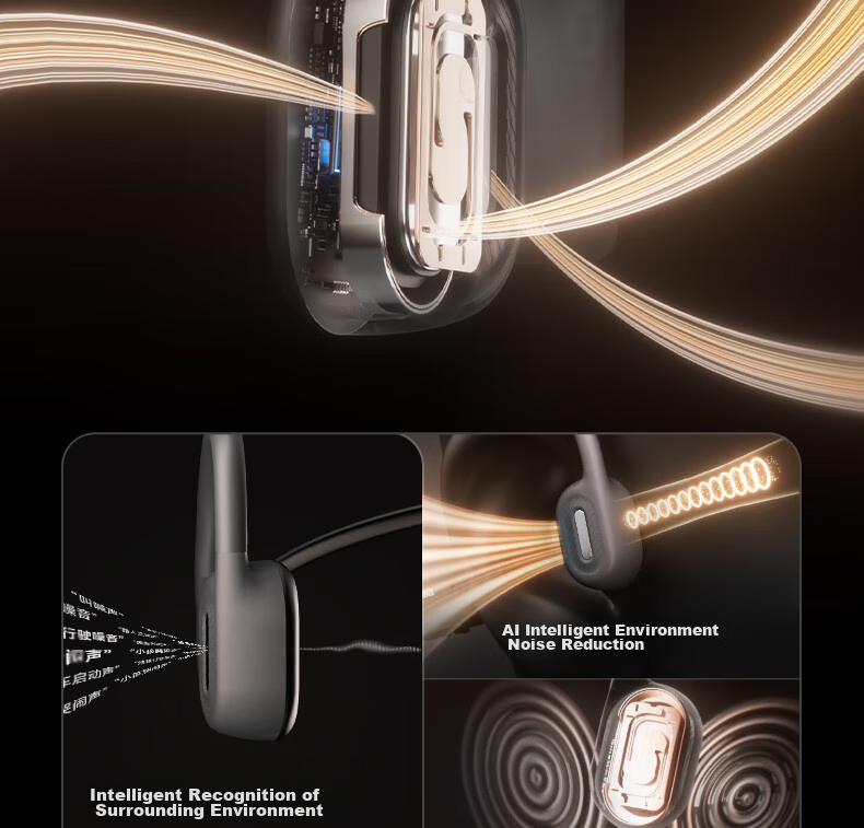 Aiwa G3 [With Built-In 32GB Large Memory], Bone Conduction Bluetooth Headphones, Sports Swimming Professional IPX7 Waterproof, Wireless Non-In Open-Ear Design, Sweat-Resistant, Long Battery Life 29