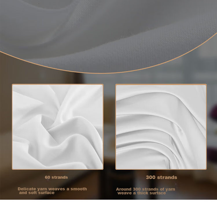 ZiiU Pure Cotton Bed Sheet Single Piece, 80-Count Sateen White Hotel Double Bed Sheet for 1.8-Meter Bed, 245x270cm 8