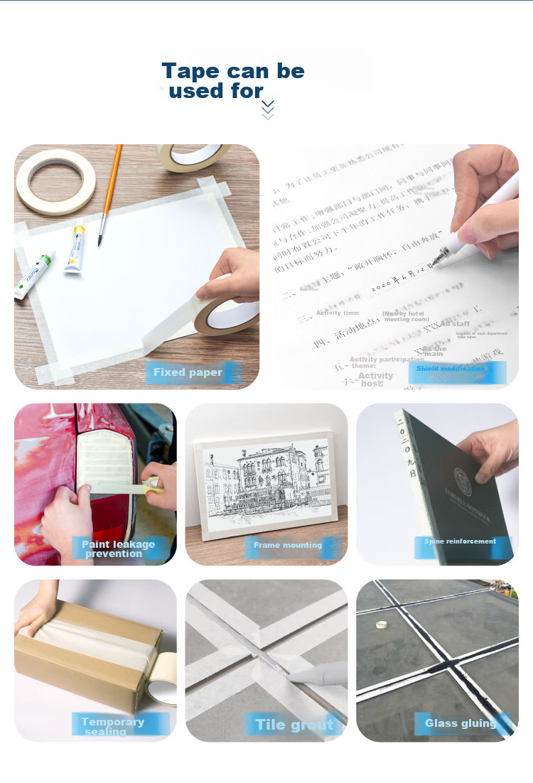 DSB Masking Tape 10mm*50m 2 Rolls, Renovation Cover Tape, Traceless Sticker, Bean Tool, Art Student Special Adhesive, Painting Sketch Grout Tape MK-1050 2
