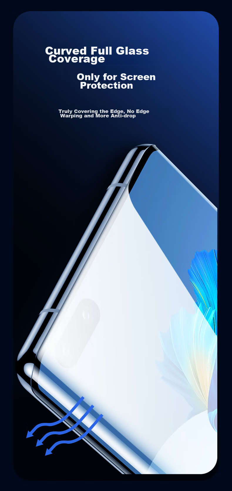 Benks Ultra Crystal Shield Hard Film | AR Anti-Reflective Coating for Huawei Mate X6 3D Curved Tempered Glass Screen Protector Anti-Fingerprint 4