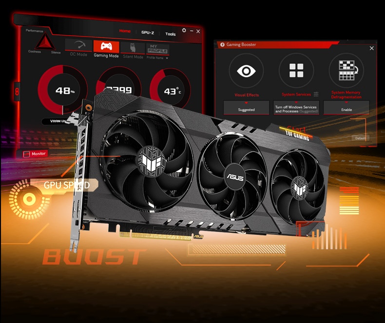 华硕asus tuf-rtx3060ti-o8g-v2-gaming