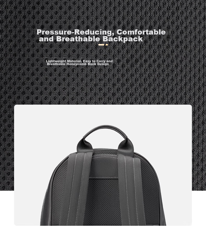 Aokang Men's Backpack, Laptop Bag, School Bag, Business Commuter Bag, Birthday Gift for Husband 4