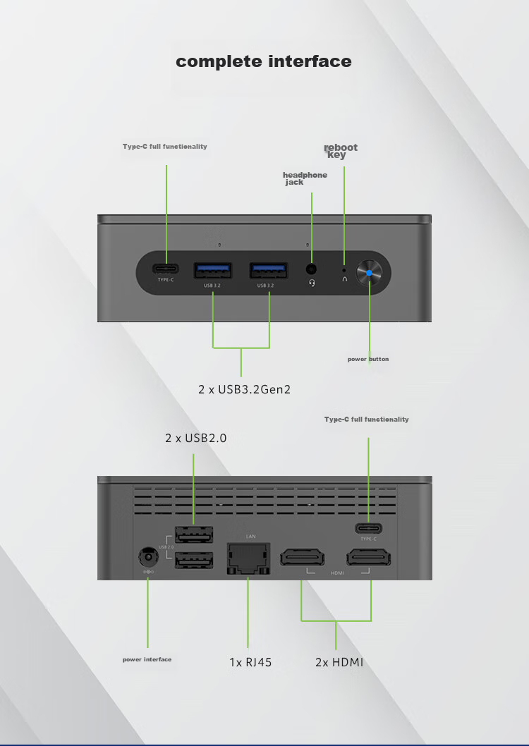 Acer Extraordinary GO Mini PC Desktop Computer Mini Office (Intel New Twin Lake N150, 8GB RAM, 256GB SSD) Custom Editio 9