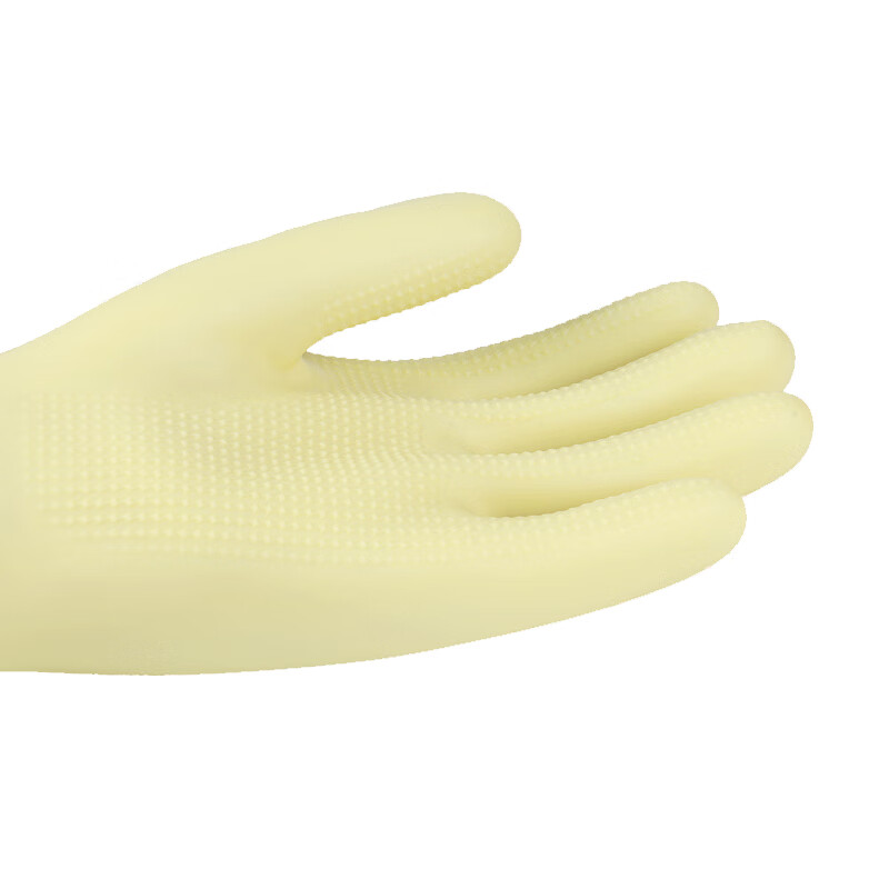 Maozheng Industrial Latex Gloves, Protective Rubber, Acid And Alkali Resistant, Waterproof, Non-Slip, Wear-Resistant, Extended Length, Thickened Protection, 30cm Yellow 12
