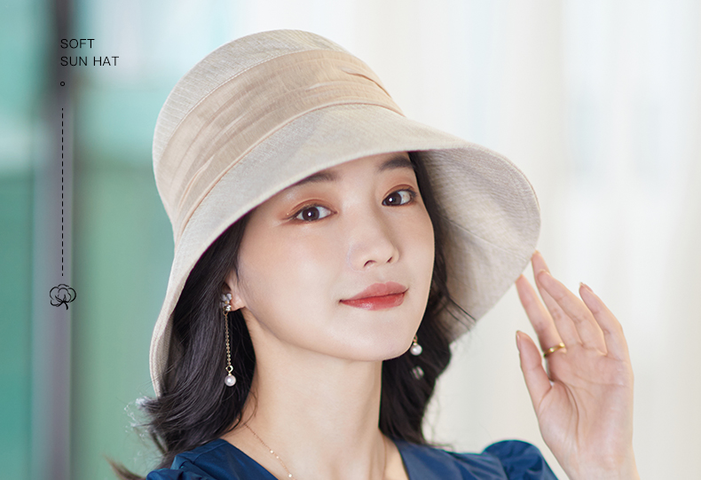 677888 Women's Summer Sun Hat Japanese Style Fisherman Hat Large Brim Sun Protection Cap 1