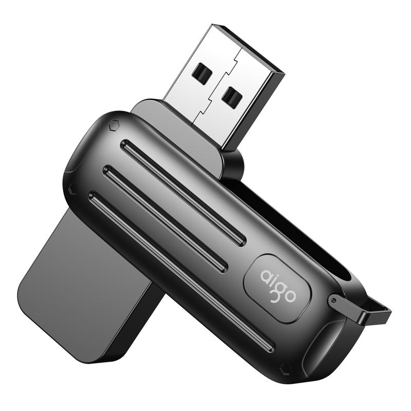 Aigo 256GB USB3.2 Gen1 High-Speed Flash Drive W338, Read Speed 220MB/s, High-Speed Transfer, Portable Travel Flash Drive