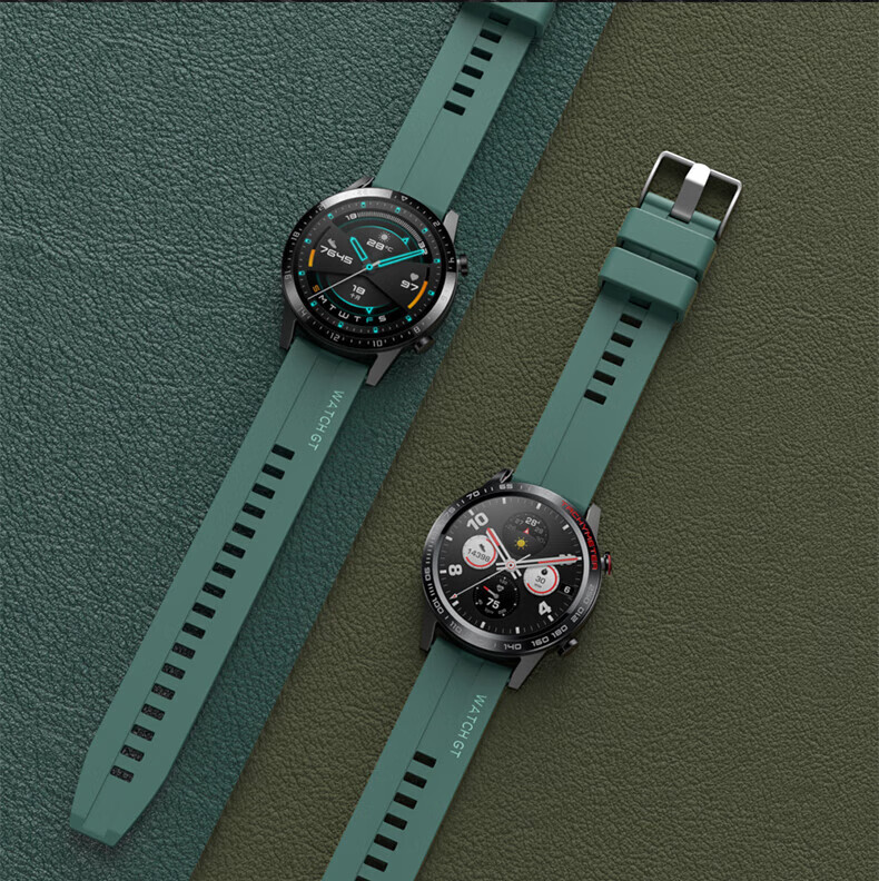 CHENSONG Compatible with Huawei Watch Straps for GT6/GT5/GT4/GT3/Watch5/4/3, Universal Pro Series, Unisex Sports Silicone Wristband 5