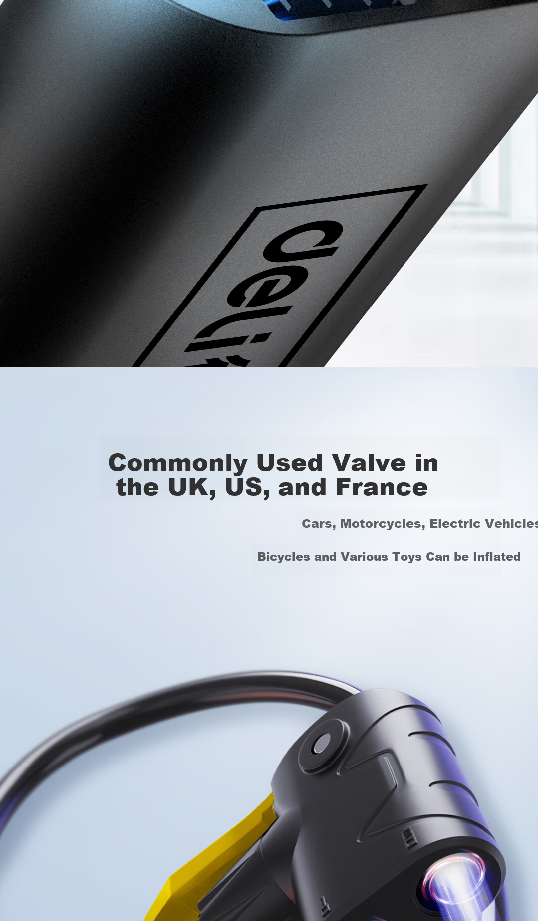 Deli Multi-Function Pump, High-Pressure Labor-Saving Inflator, Bicycle And Ball Pump, Road Bike Pump 1