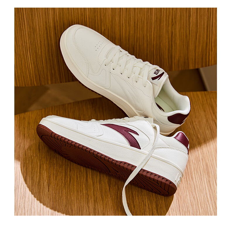 Anta Origin Year 2.0 | Men's Thick-Soled White Sneakers, Breathable Retro Casual Sports Shoes for Couples, Summer Height-Increasing Sneakers 32