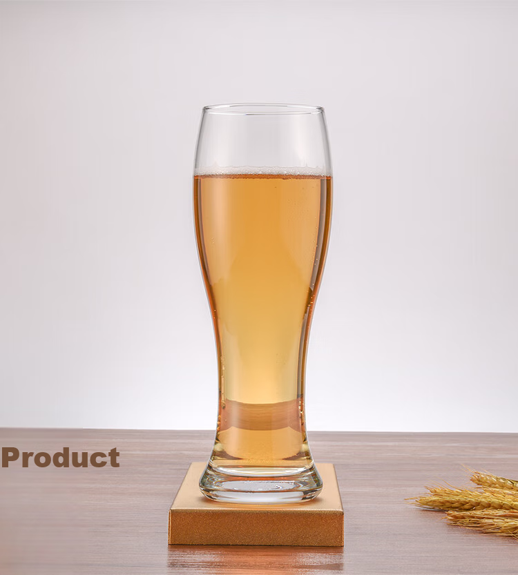 CLITON Craft Beer Glasses Home Glass Beer Mugs Bar Restaurant Large Capacity 450ml Beverage Juice Cups Set of 2 15