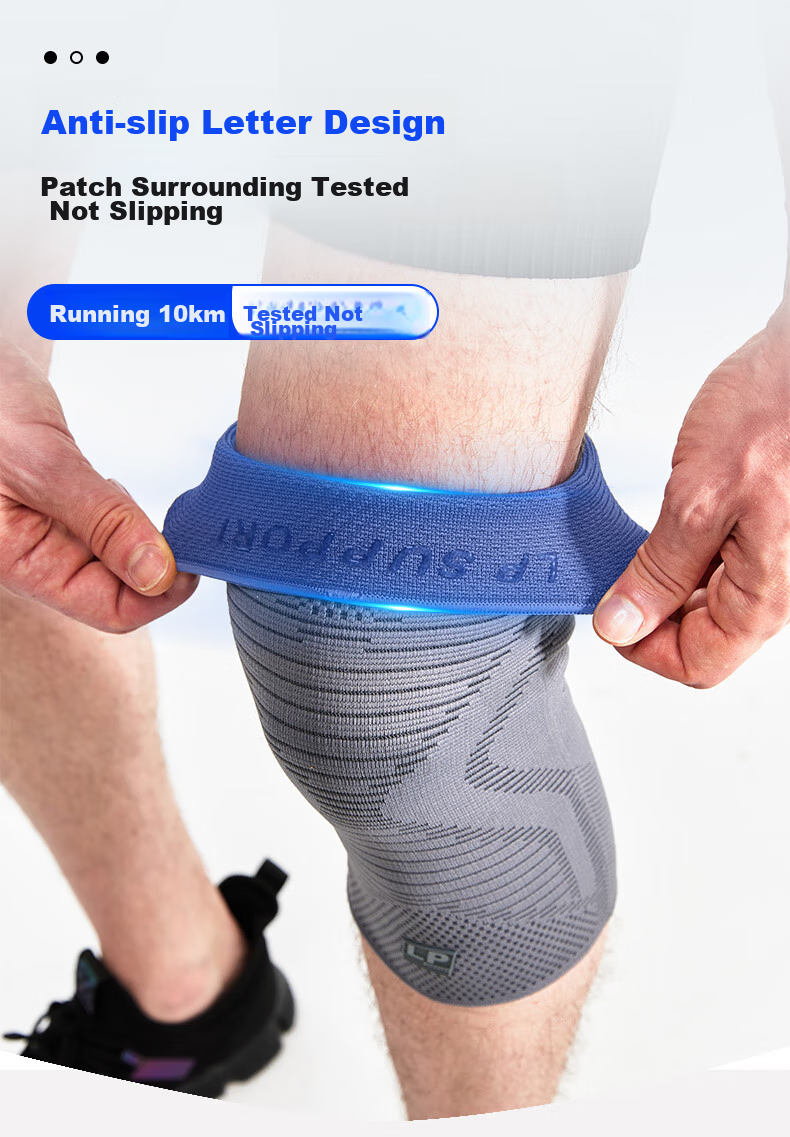 LP Sports Knee Brace for Basketball, Running, Badminton, Hiking, Meniscus Protection, Patella Support Knee Guard, Unisex 7